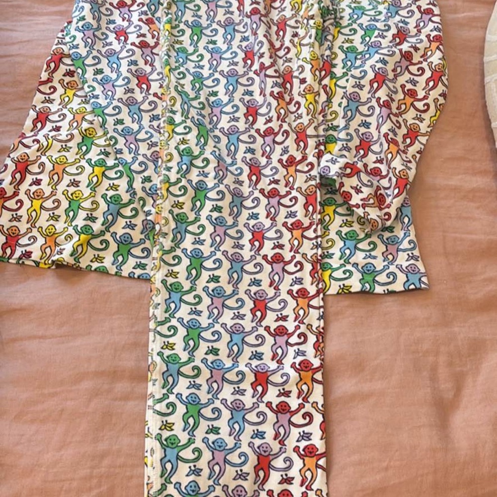 NWOT Roller Rabbit Disco Monkey Pajama Set - Picture 10 of 10